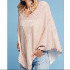 NWT Anthropologie Rose Gold Metallic Shrug